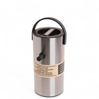 ترمس ستانلس ستيل أسود هيدروليكي سعة 2 لتر بتصميم ع...