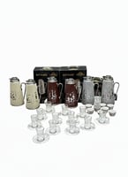 طقم ملكي سيراميك فضي من 38 قطعه