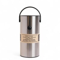 ترمس ستانلس ستيل أسود هيدروليكي سعة 2 لتر بتصميم ع...