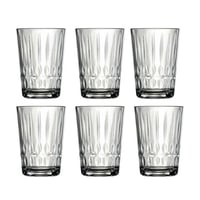 مجموعة أكواب ماء وشاي تركي 12 قطعة – زجاج أبيض بتص...