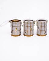 طقم علب بهارات فاخرة – 3 قطع بمقاسات مختلفة