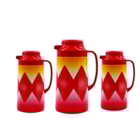 طقم ترامس فيتنامي 3 مقاسات مختلفة لون أحمر