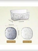 طقم ألواح عظام بلاستيك شفاف 8 قطع – متعدد الألوان...