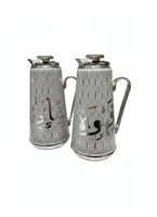 طقم ملكي سيراميك فضي من 38 قطعه