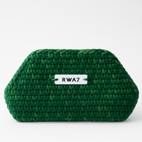 حقيبة يد بمقبض معدني لون واحد