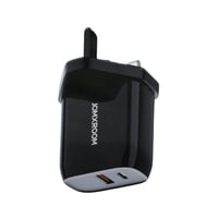 شاحن جداري بمنفذين شحن USB مع USB-C من JOMXROOM
