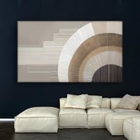 لوحة جدارية فن تجريديه بتصميم مودرن4