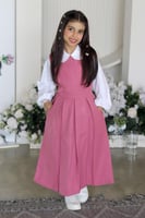 مريول ابتدائي وردي تصميم جديد ومميز