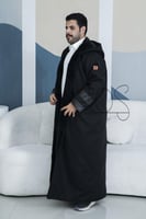 فروه رجالي اسود جوخ