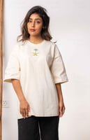 تيشرت صورة الوطن - بيج