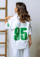 تيشيرت - اليوم الوطني السعودي 95 (للكبار) أبيض