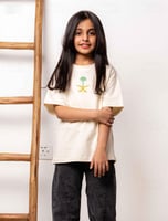 تيشرت صورة الوطن - بيج