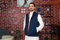 سديري جوخ دبل فيس كحلي وجملي