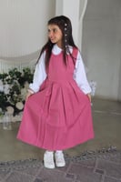 مريول ابتدائي وردي تصميم جديد ومميز