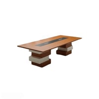 ترابيزة إجتماعات 240سم–خشبي×أبيض