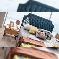 غرفة نوم 5 قطع – متعددة الألوان