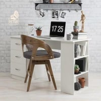 مكتب مودرن 120*72 سم – أبيض