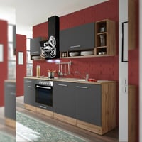 وحدة تخزين مطبخ- رمادي×بيج