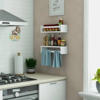 وحدة أرفف 40سم – أبيض