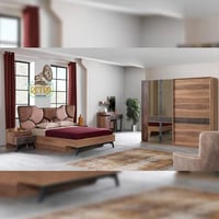 غرفة نوم 5 قطع – متعددة الألوان