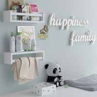 وحدة أرفف 40سم – أبيض