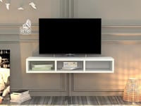 طاولة تلفاز 97 سم - أبيض