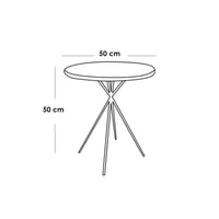 طاولات جانبية 3قطع-أبيض×رمادي