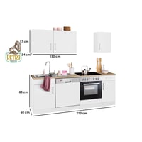 وحدة تخزين مطبخ- أبيض