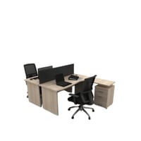 خلية عمل ثنائي 120سم–خشبي