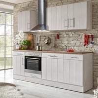 وحدة تخزين مطبخ- أبيض×بيج