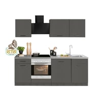 وحدة تخزين مطبخ- رمادي