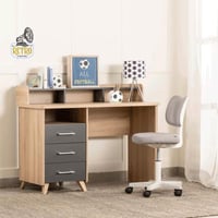 مكتب مودرن 100*75 سم – بيج×رمادي