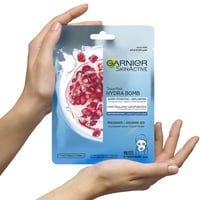 قناع بخلاصة الرمان وحمض الهيالورنيك من غارنييه