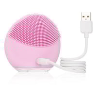 جهاز تنظيف وتقشير البشرة وردي