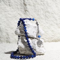 سبحة بكلايت زرقاء