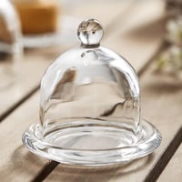 قاعدة زجاج مع غطاء منفصل