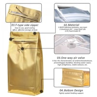 كيس قهوة 1000 جرام ذهبي 50 حبة