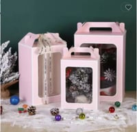 اكياس ورقية بنافذة و مسكة