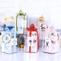 علب توزيعات بقاعده ذهبيه