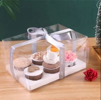 علب كب كيك 6 فتحات