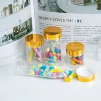 علب بخور زجاج غطاء ذهبي