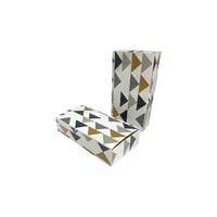 علب ورقيه بتقسيمات مختلفه مثلثات