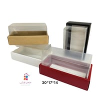 علب ورقية بغطاء مرتفع