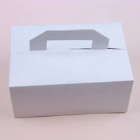 علب ورق مستطيله بمسكة