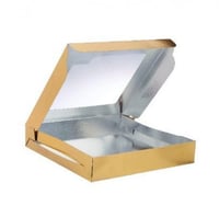 علب ورقية ذهبيه 15*15 سم 12حبه