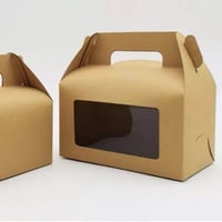 بوكس هدايا بنافذة و مسكة