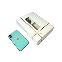 علب ورقيه غطاء متصل ونافذه مقسم صوص