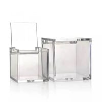 علب اكرلك غطاء متصل