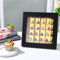 علب شوكولاتة فاخرة غطا منفصل مقسم ٣٦