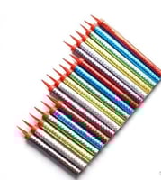 شموع كيك شموع شرار 15 سم 6حبات